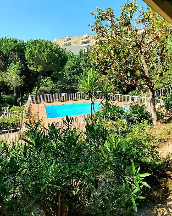Exceptionnel Studio Nice Proche Mer Avec Piscine, Parking Et Terrasse